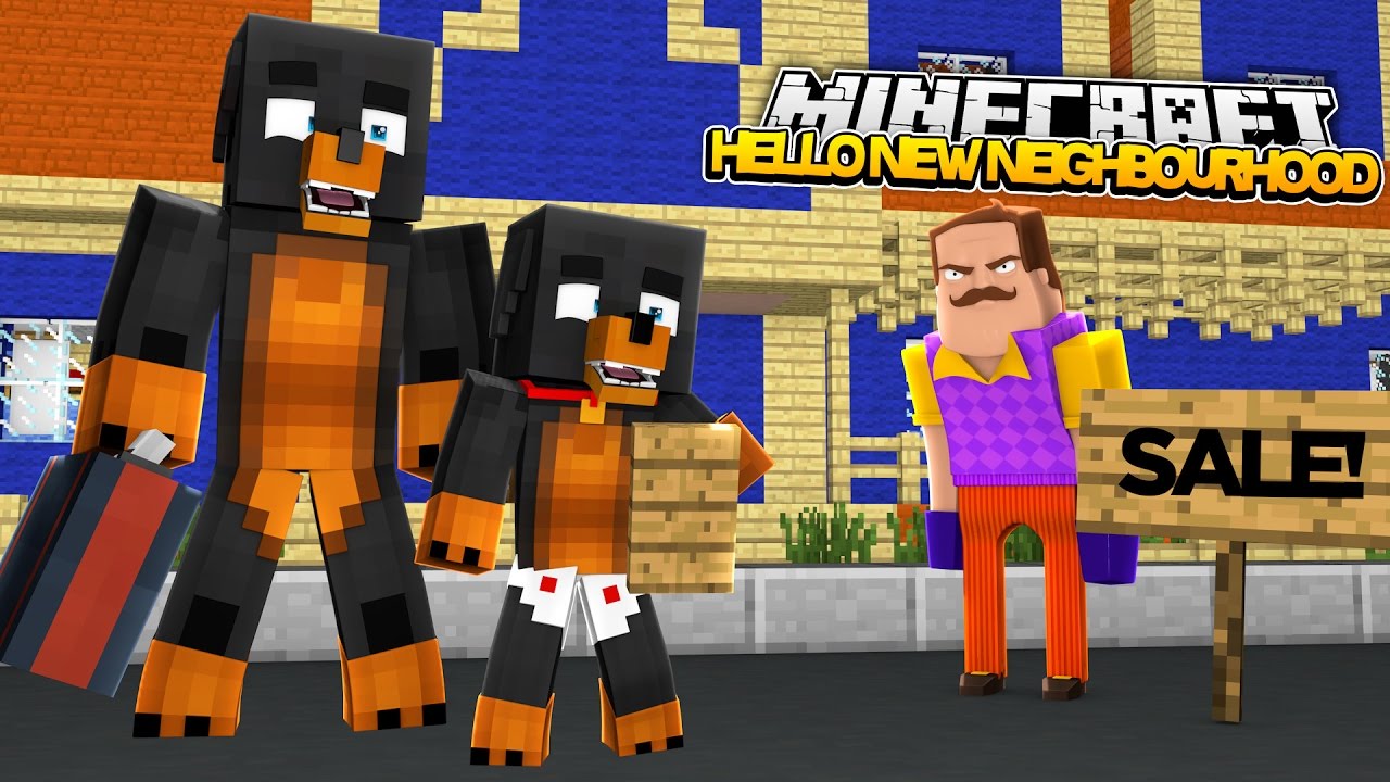 Minecraft Disaster - BUYING THE HELLO NEIGHBOR HOUSE - Little Baby Max