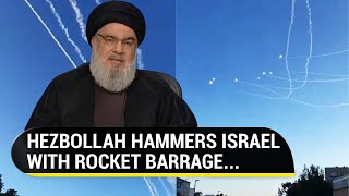Hezbollah's Ferocious Rocket Assault Shakes Israel's North; Iron Dome 'Overwhelmed' | Watch