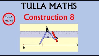Construction 8. Line segment of given length on a given ray