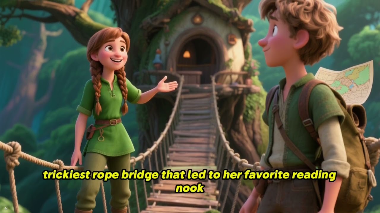 A princess that lives in a tree house. Not a castle 