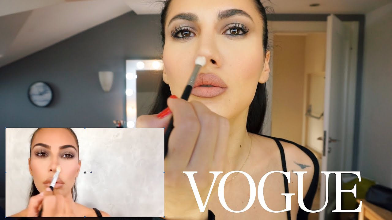 Kim Kardashian’nın Vogue Makyajını Yapmaya Çalıştım