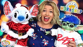 Build-A-Bear Snowflake Fun Stitch - He's Cute....And Fluffy!