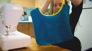 How to Make Bibs from Washcloths