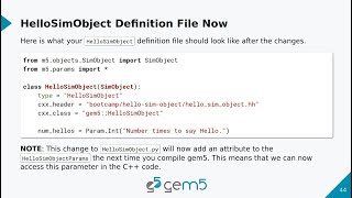 gem5 bootcamp 2024: Developing SimObjects in gem5 part 2