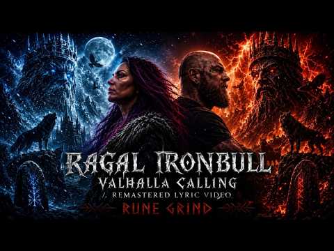 VALHALLA CALLING ⚔️ Ragal Ironbull | Remastered Lyric Video | Epic Viking Battle Music | Rune Grind