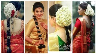 kerala style bridal hair style collections for bridals 2020 - YouTube