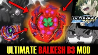 Ultimate Elemental Balkesh B3 Insane Hasbro Mod Vs Beyblade Burst Cho-Z Turbo Battles