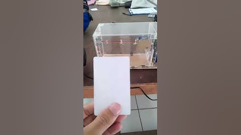 Brangkas dengan kunci otomatis menggunakan kartu RFID dan arduino UNO #RFID#ARDUINOPROJECT