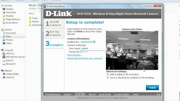 D-Link DCS-932L IP Camera Full registration Guides