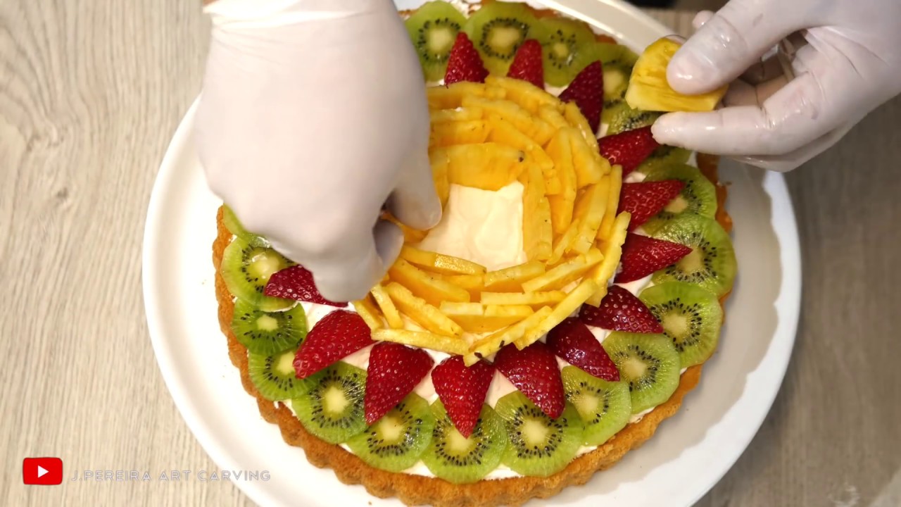 How to MAKE a DELICIOUS FRESH FRUIT TART YouTube