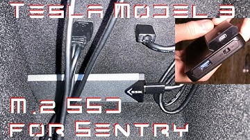 Tesla Model 3 - M.2 SSD for TeslaCam and Sentry Mode