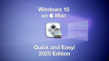How To install Windows 10 on your Mac in 2025!