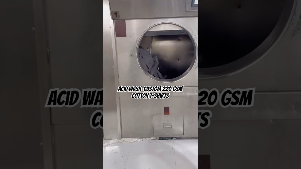 Custom Acid Wash 220 GSM Cotton T-shirts