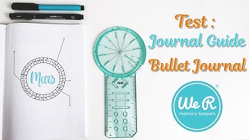 TEST • JOURNAL GUIDE POUR BULLET JOURNAL | WE R MEMORY KEEPERS | + EXEMPLES DE PAGES | Pnixie
