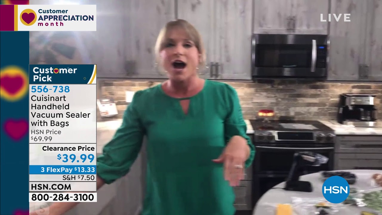 Cuisinart Handheld Vacuum Sealer with Bags YouTube