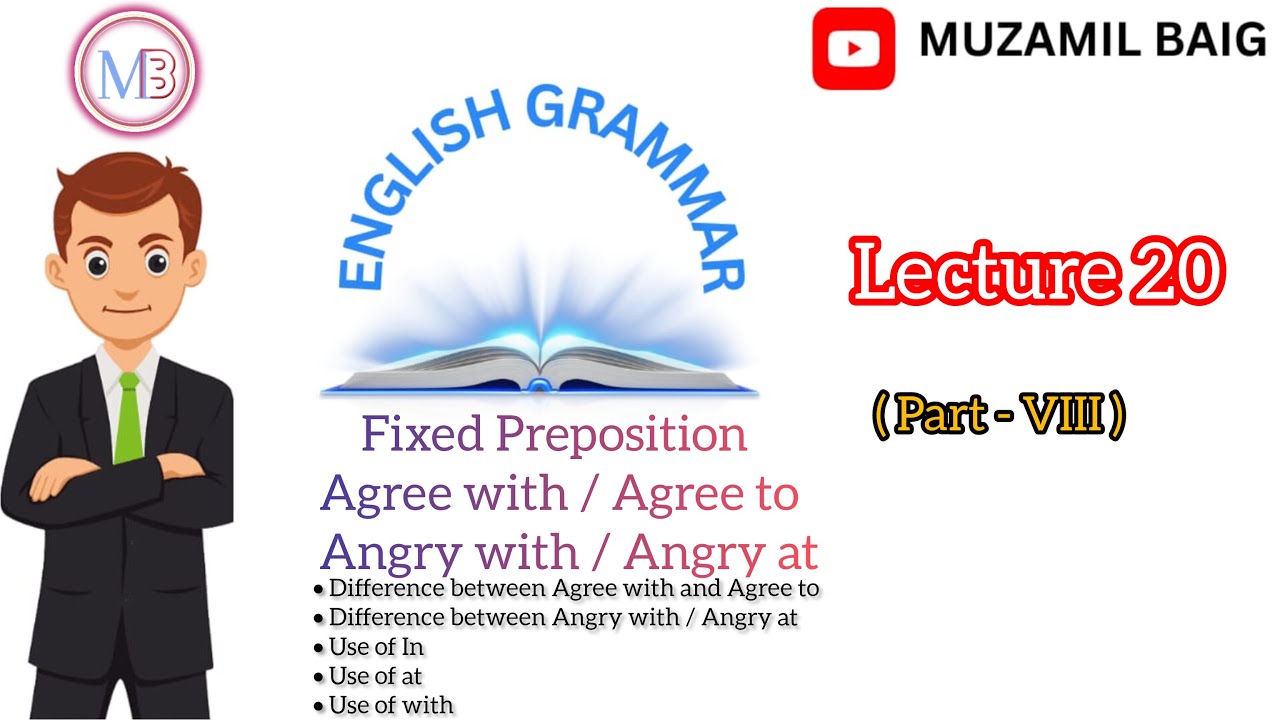 Using Agree And Angry Example Fixed Preposition |( Part-VIII )| Concept | Agree with / Agree at ...