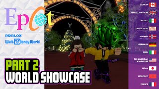 Epcot Roblox Walk Tour (Part 2) World Showcase