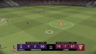 AFL 23 Predicts Round 1: Dockers Vs Lions