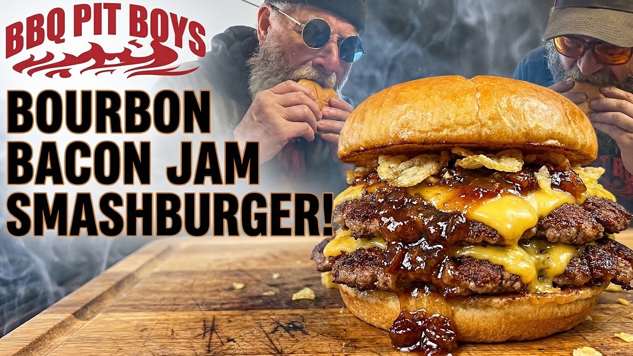 We Put Bourbon Bacon Jam On A Smashburger… WOW