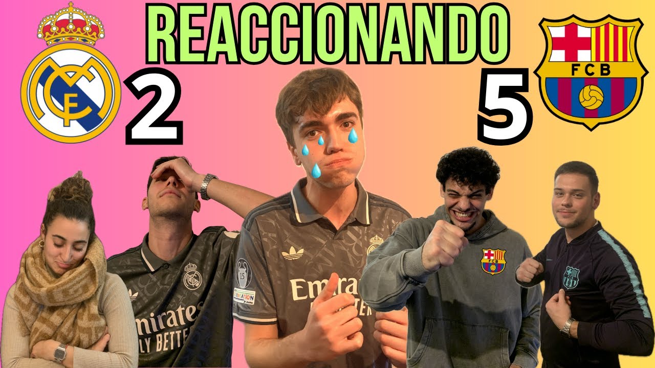 REACCIONANDO al REAL MADRID - BARCELONA. *Nos volvemos locos* Final de la Supercopa de España 2025.