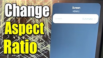 How to Change Aspect Ratio Screen Size on TCL TV (Google TV)
