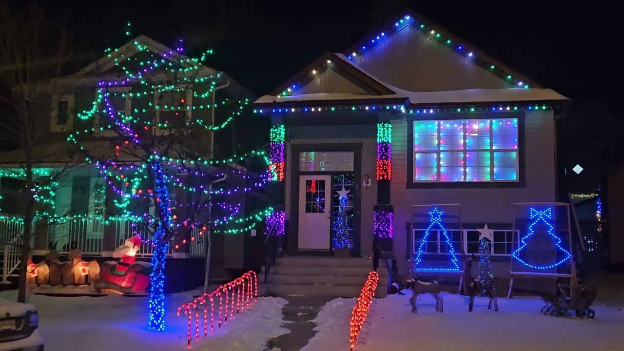 Evanston Calgary Light Show 2025 - Christmas Eve / Sarajevo