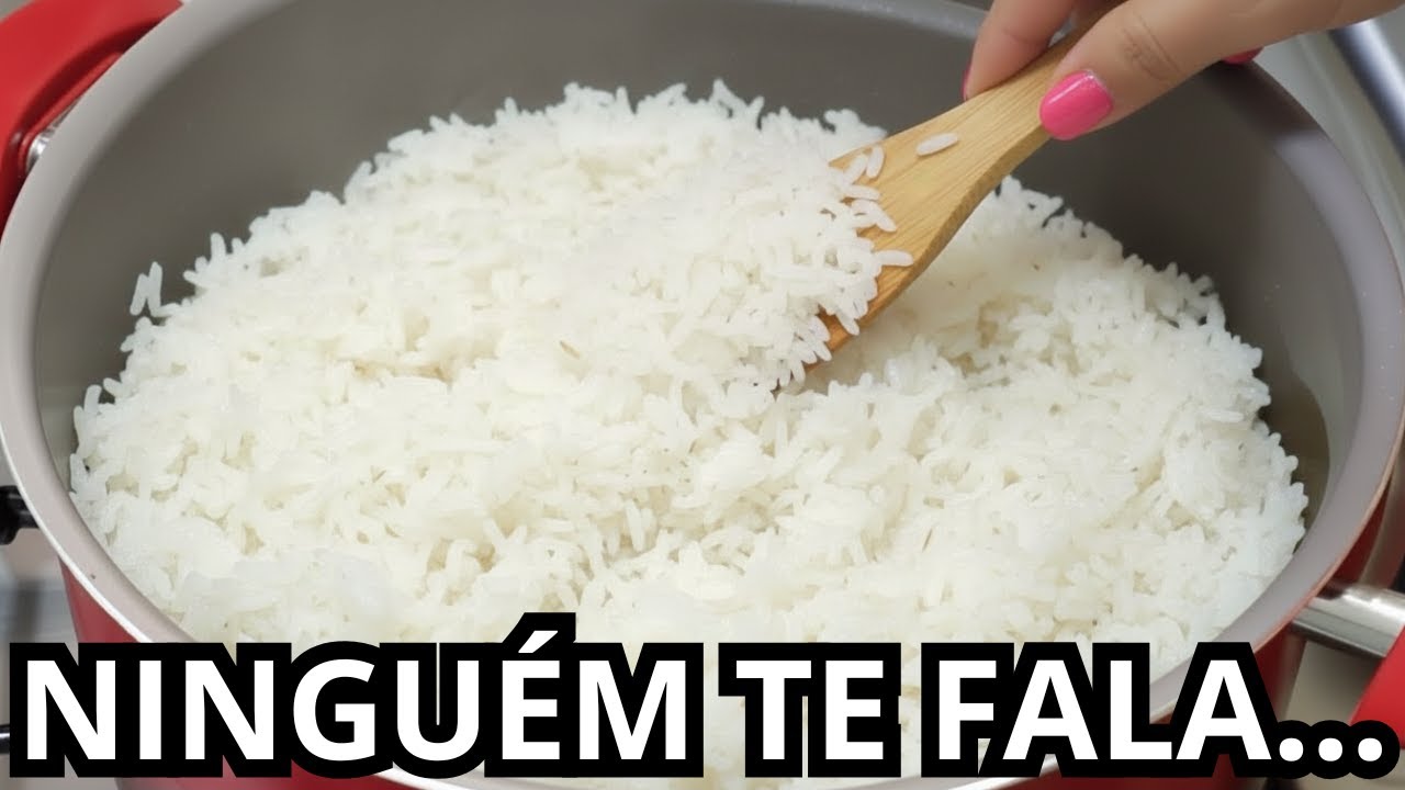O TRUQUE DO ARROZ SOLTINHO PARA INICIANTES - Como fazer ARROZ soltinho e bem temperado