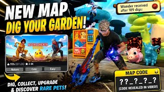 NEW Dig Your Garden Map 😱 Full Details + Secret Map Code Reveal! free fire craftlands map