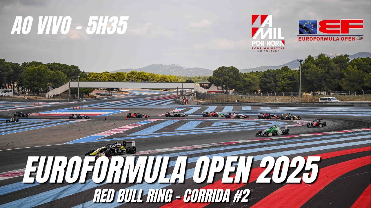 🟪 EUROFORMULA OPEN 2025 | RED BULL RING - 2ª CORRIDA | AO VIVO E COM IMAGENS