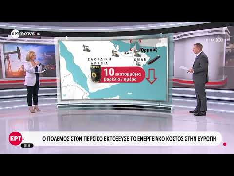 Ο πόλεμος στον Περσικό εκτόξευσε το ενεργειακό κόστος στην Ευρώπη