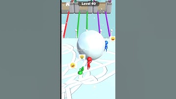 snow race! gameplay walkthrough Android iOS game fanal poro game #40 #fun #fungame #youtubeshorts