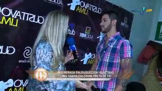 TV Fama: Gusttavo Lima enquadra Íris sobre beijo em Sorocaba