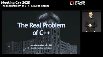 The real problem of C++ - Klaus Iglberger - Meeting C++ 2025