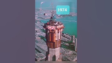 Construction of CN Tower #toronto