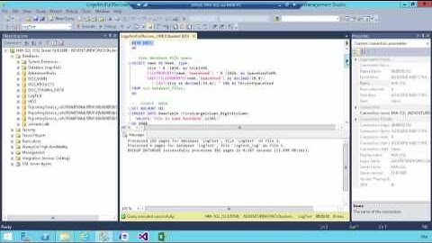 SQL SERVER 2014 - Logs and Recovery