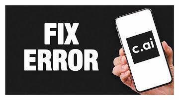 How To Fix Character AI App Error | Final Solution