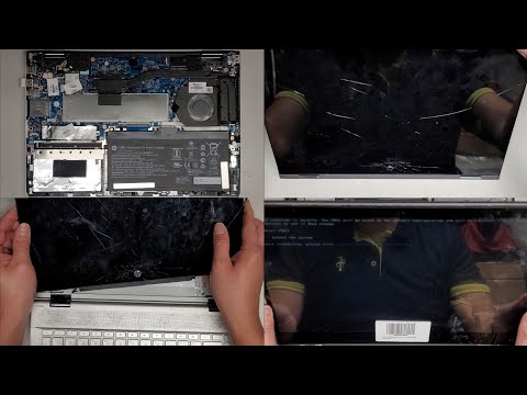 HP Pavilion x360 Convertible 14-cd2053cl Disassembly RAM SSD Hard Drive Upgrade Battery LCD Screen