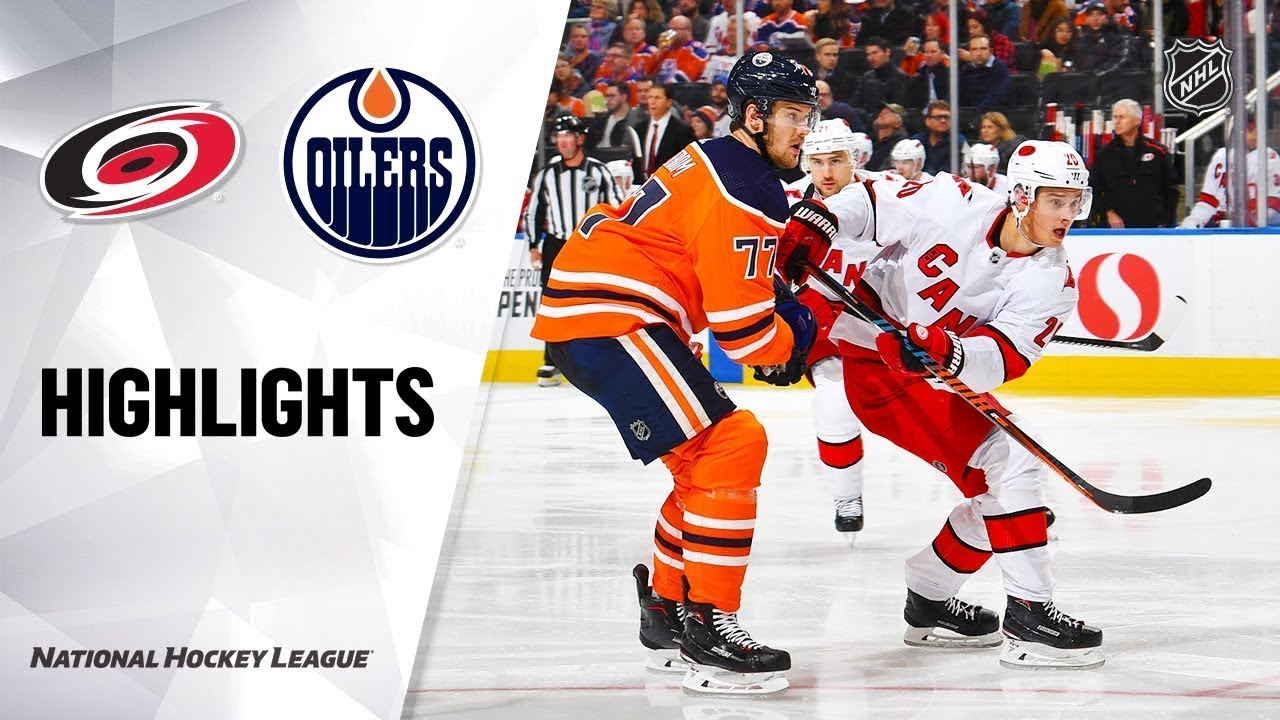 Эдмонтон - Каролина / NHL Highlights | Hurricanes @ Oilers ...