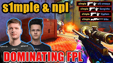 s1mple & npl FPL FACEIT Inferno DUAL POV ~ DOMINATING FPL! // 58 Kills