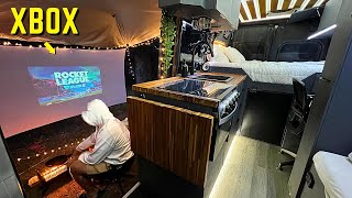 Vanlife Outdoor MANCAVE | Filet Mignon Over The Fire On top of a Mountain