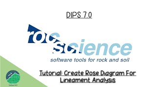 RocScience DIPS 7.0 : How To Create Rose Diagram For Lineament Analysis