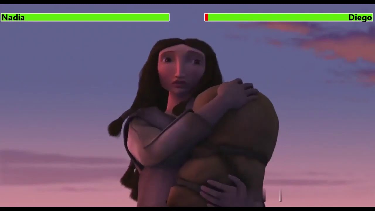 Ice Age (2002) Tiger Attack with healthbars (5K Subscriber Special) (Edited By @Kobe W)