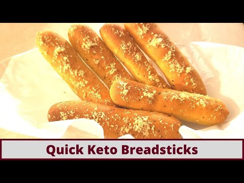 Quick Keto Breadsticks Olive Garden Style (Nut Free And Gluten Free)