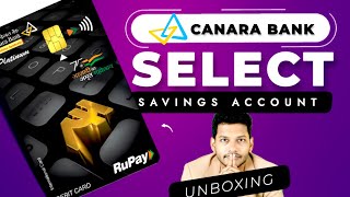 Canara Bank Select Savings Account Welcome Kit Unboxing  | Canara Bank Rupay Platinum Debit Card