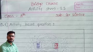 Bridge course day 23 class 8 general science complete activity sheet 23 solution for English medium