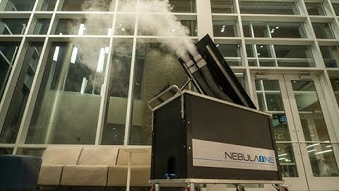 NebulaOne Dry Mist HOCL Fogger for airborne viruses, mold, and bacteria.