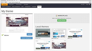 ImpressPages CMS Theme Marketplace