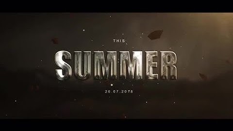 Cinema Trailer | Film After Effects Templates