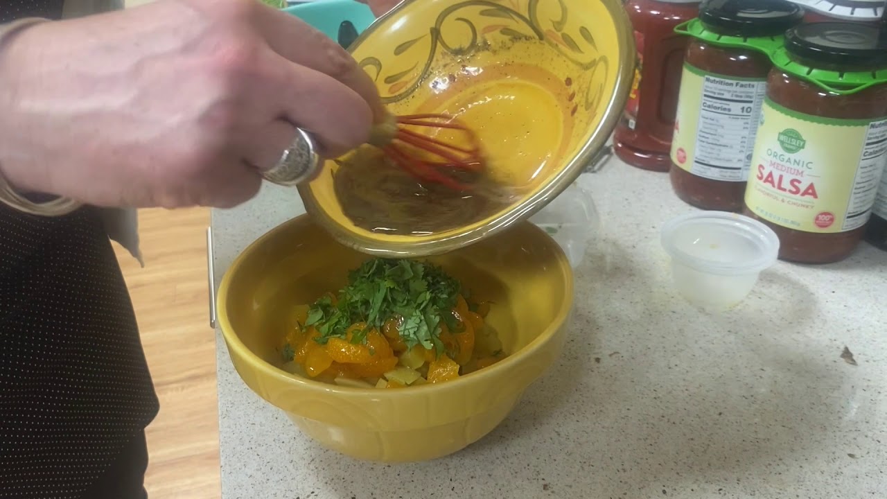 MGH Revere Food Pantry's Golden Beet and Orange Salad Recipe - YouTube