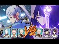 Genshin | Mono Cryo vs Mono Electro Teams 12-3 (2.4) Abyss Speedrun Comparison Ayaka vs Shogun